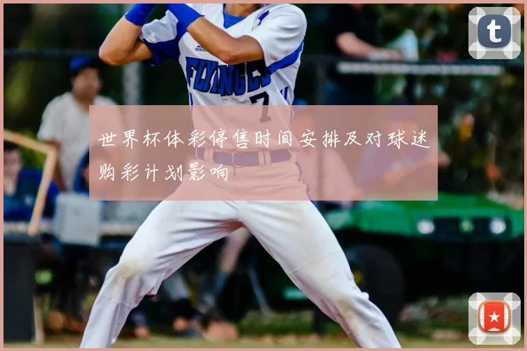 世界杯体彩停售时间安排及对球迷购彩计划影响